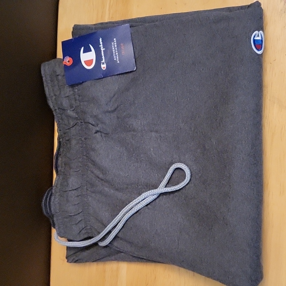 Champion Men's Open Bottom Jersey Pants (XL) - GRANITE HEAT *Brand New*